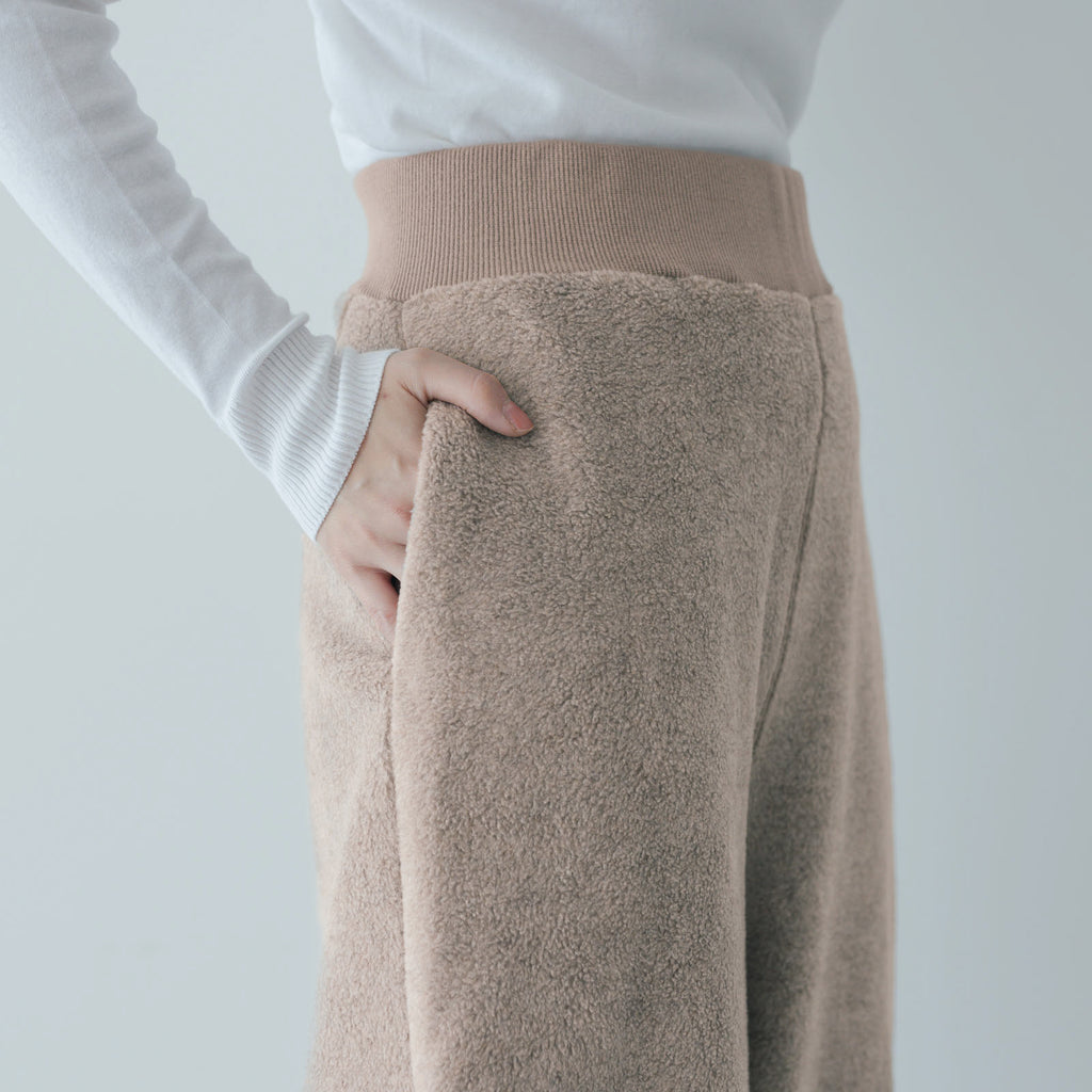 ALWEL フリース ペグパンツ