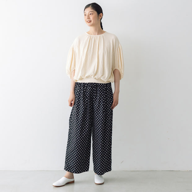 Gauze# ポルカドットワイドパンツ