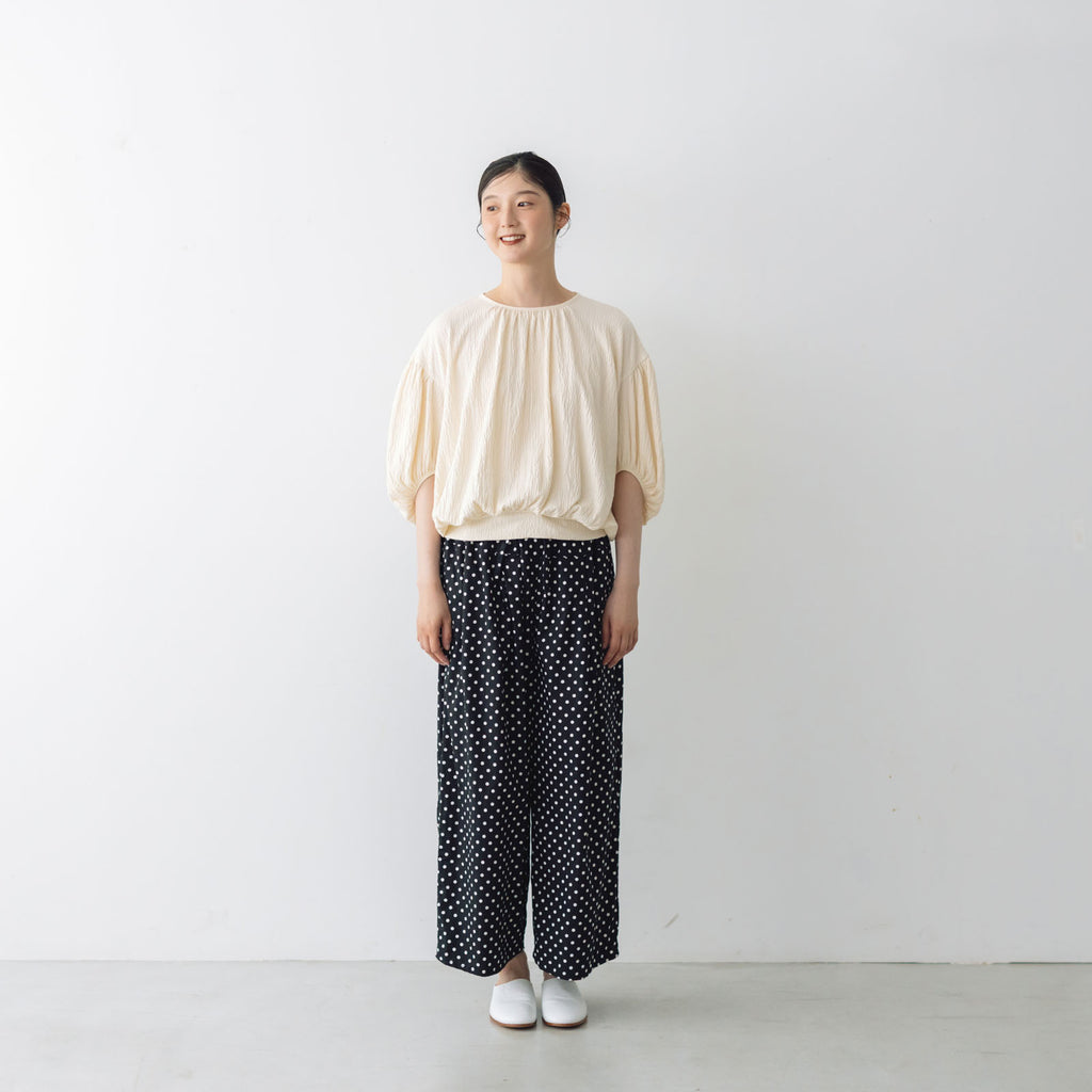 Gauze# ポルカドットワイドパンツ