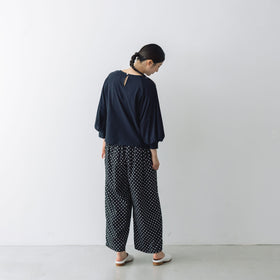 Gauze# ポルカドットワイドパンツ