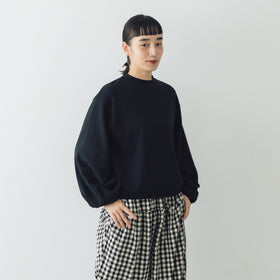 Gauze# ボリュームスリーブ 裏毛 プルオーバー