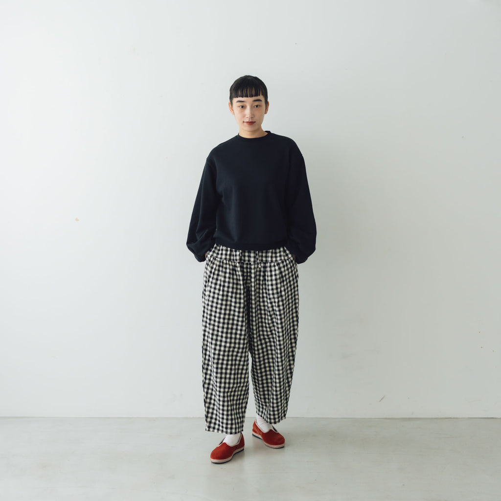 Gauze# ボリュームスリーブ 裏毛 プルオーバー