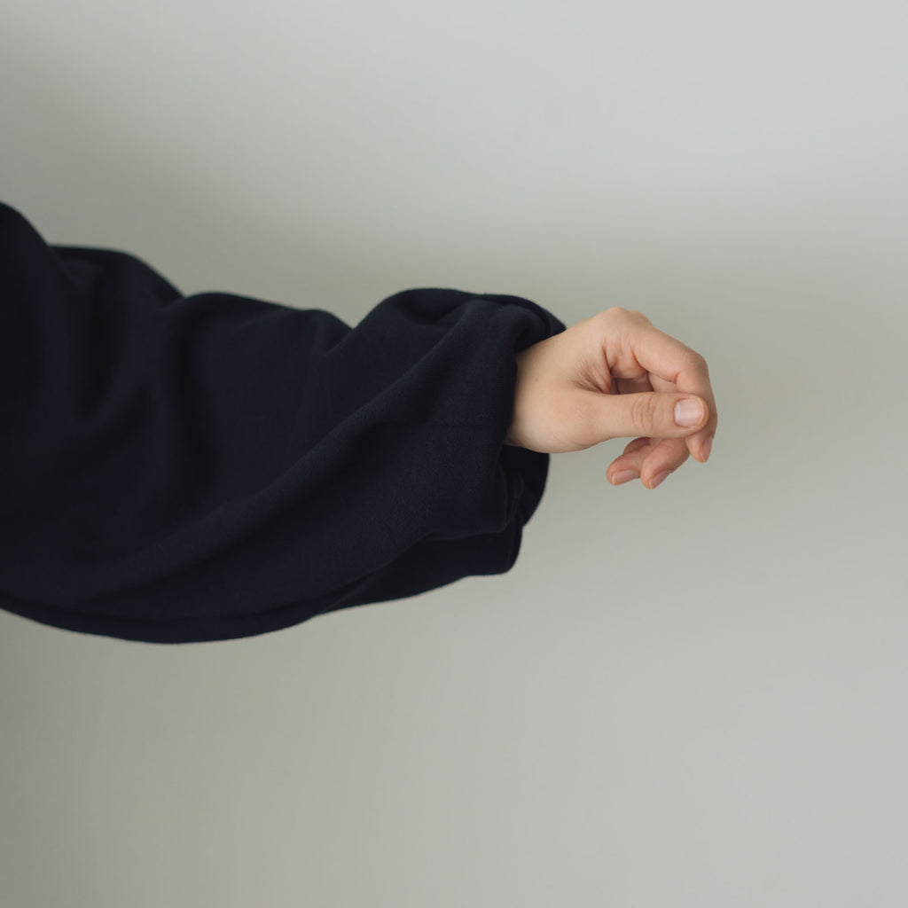 Gauze# ボリュームスリーブ 裏毛 プルオーバー