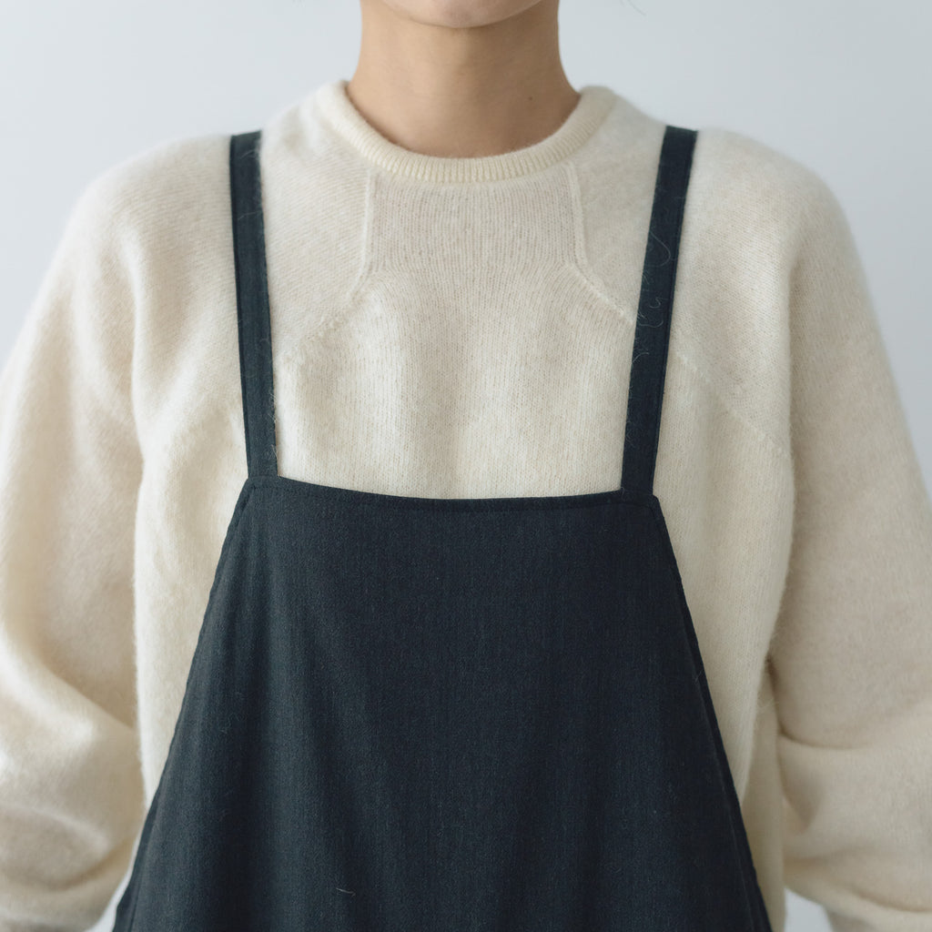 Gauze# トラバイユ サロペット チャコール