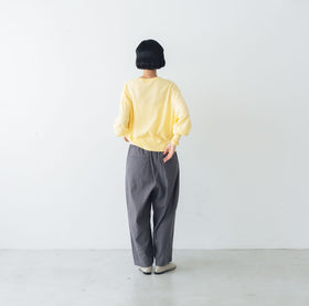 Gauze# ギャザースリーブ ニットカーディガン