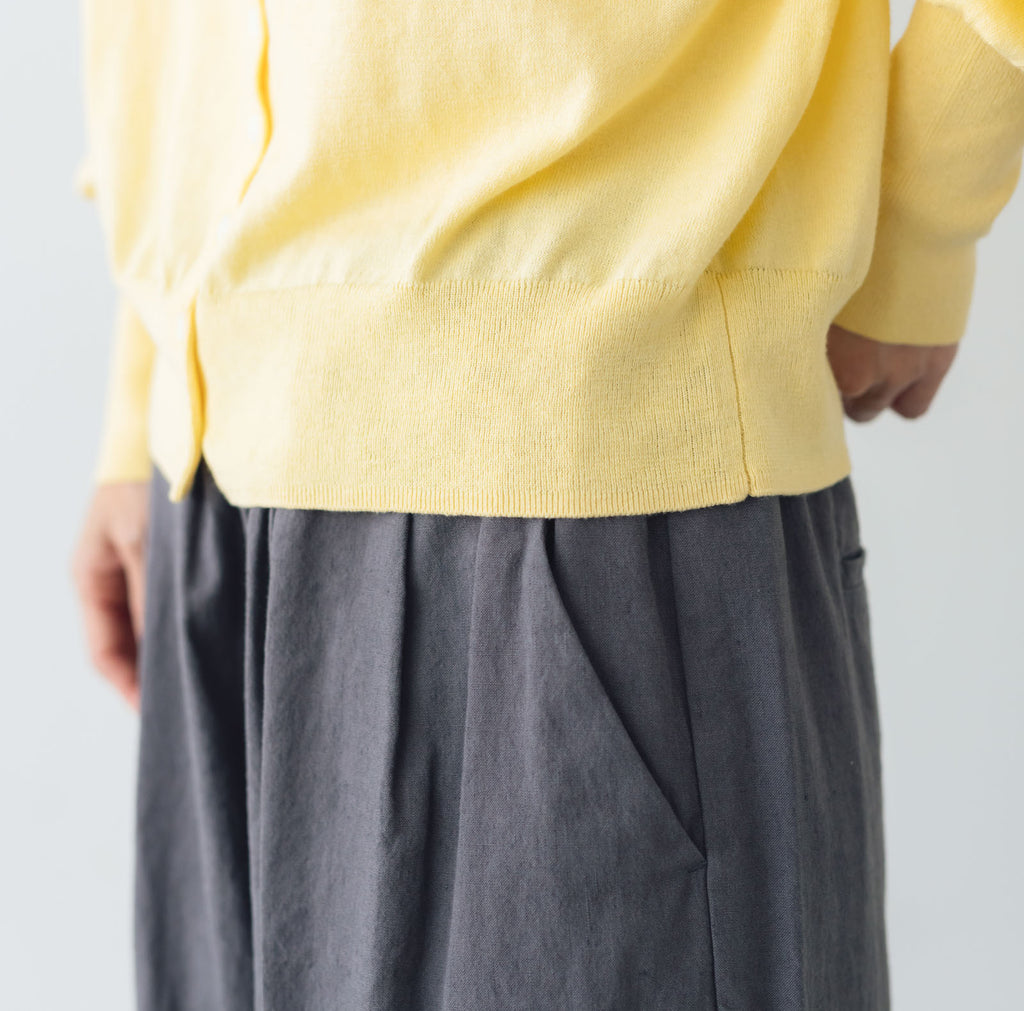 Gauze# ギャザースリーブ ニットカーディガン