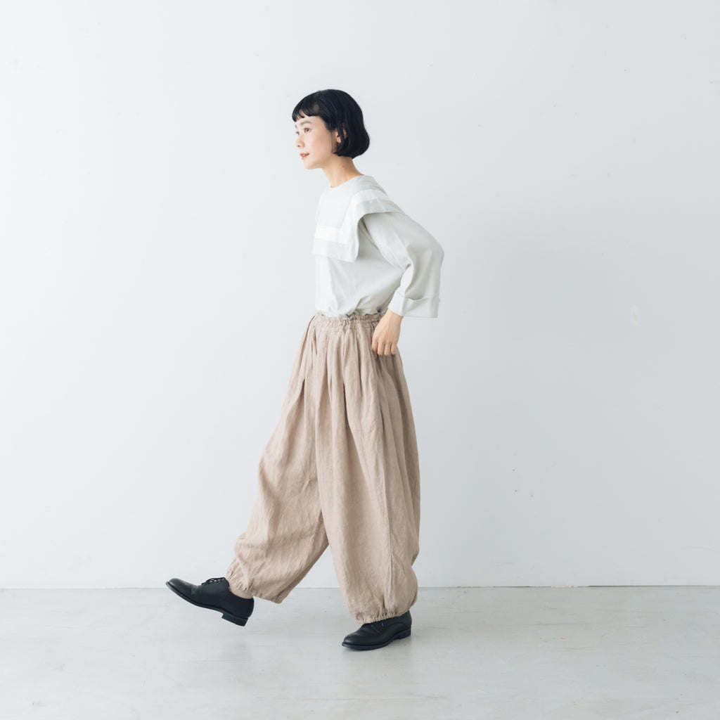 Gauze# リネン アメリ パンツ