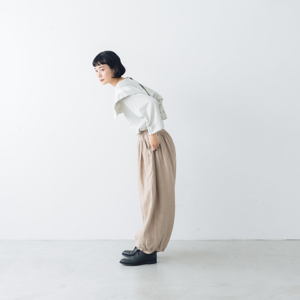 Gauze# リネン アメリ パンツ