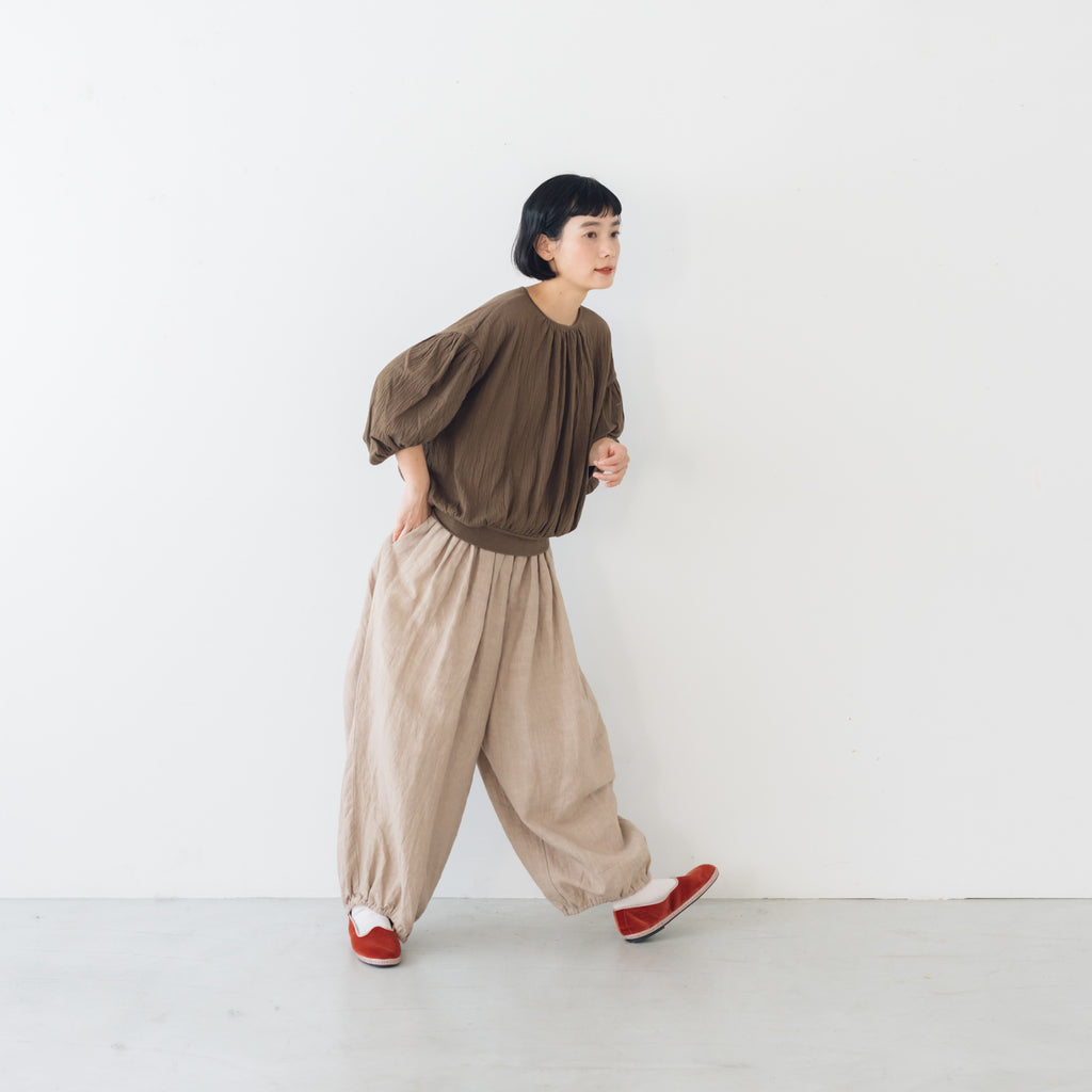 Gauze# リネン アメリ パンツ