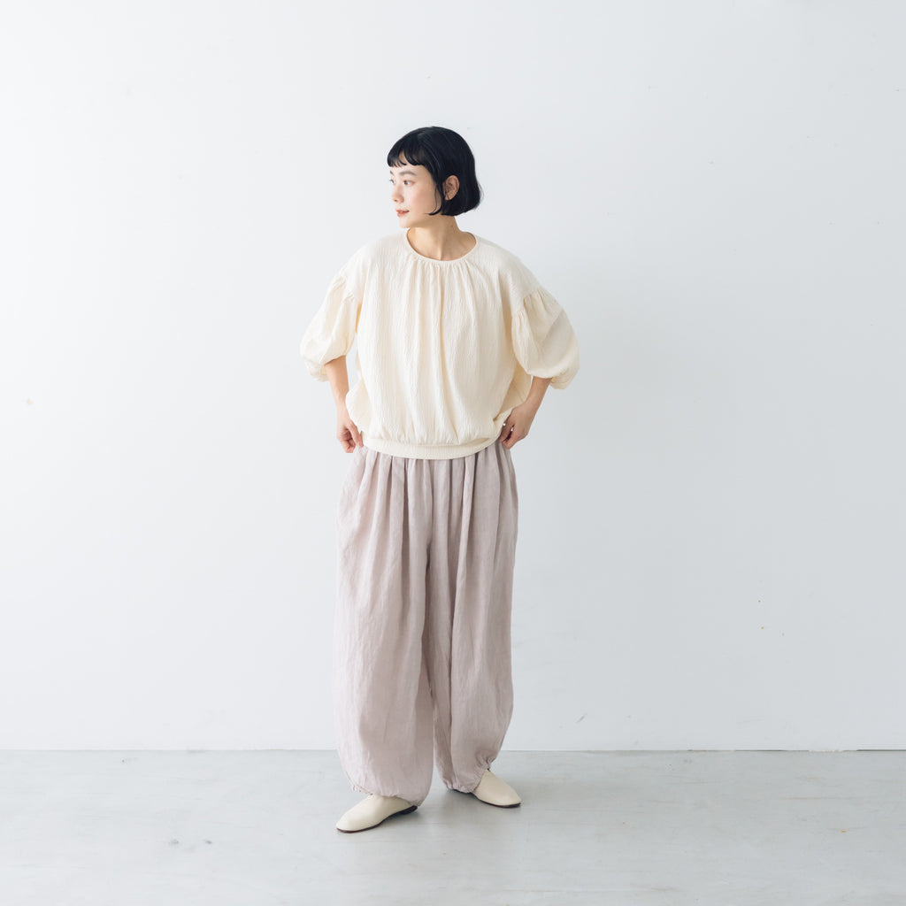 Gauze# リネン アメリ パンツ