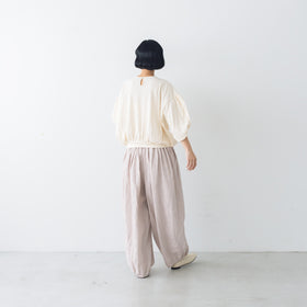 Gauze# リネン アメリ パンツ