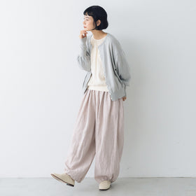 Gauze# リネン アメリ パンツ