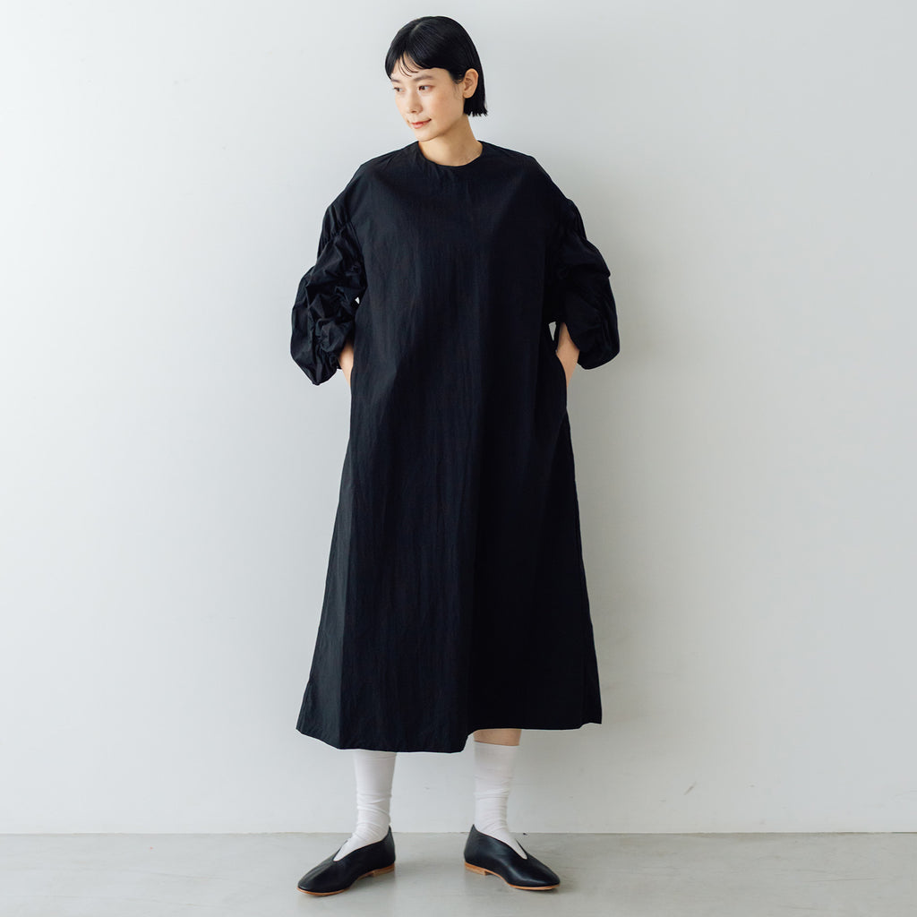 Gauze# ランダムシャーリングスリーブワンピース