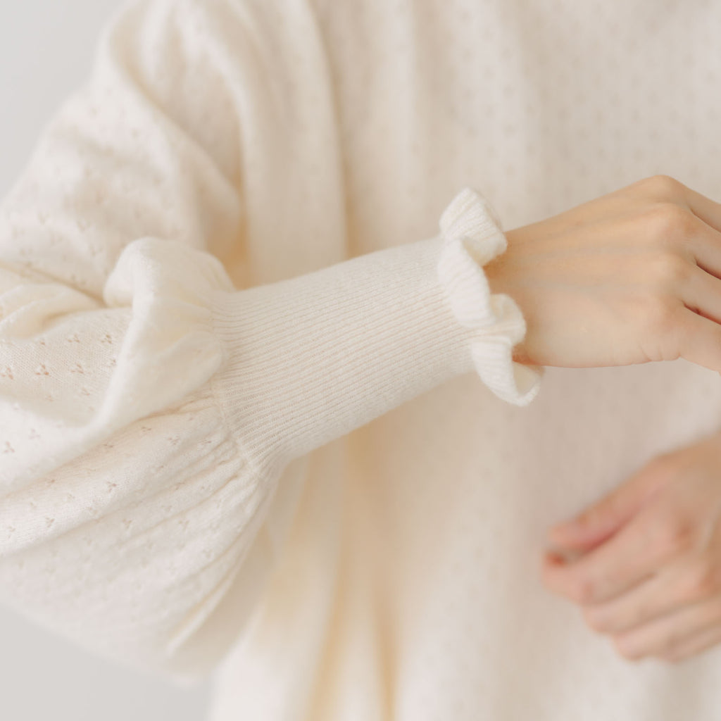 Gauze# クロシェットハーベスト ニットプルオーバー