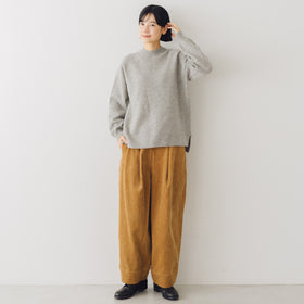 Gauze# オーガニックコーデュロイ ウフパンツ
