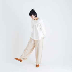 くらすこと別注〉ヂェン先生の日常着 バルーンパンツ スリム ｜くらす