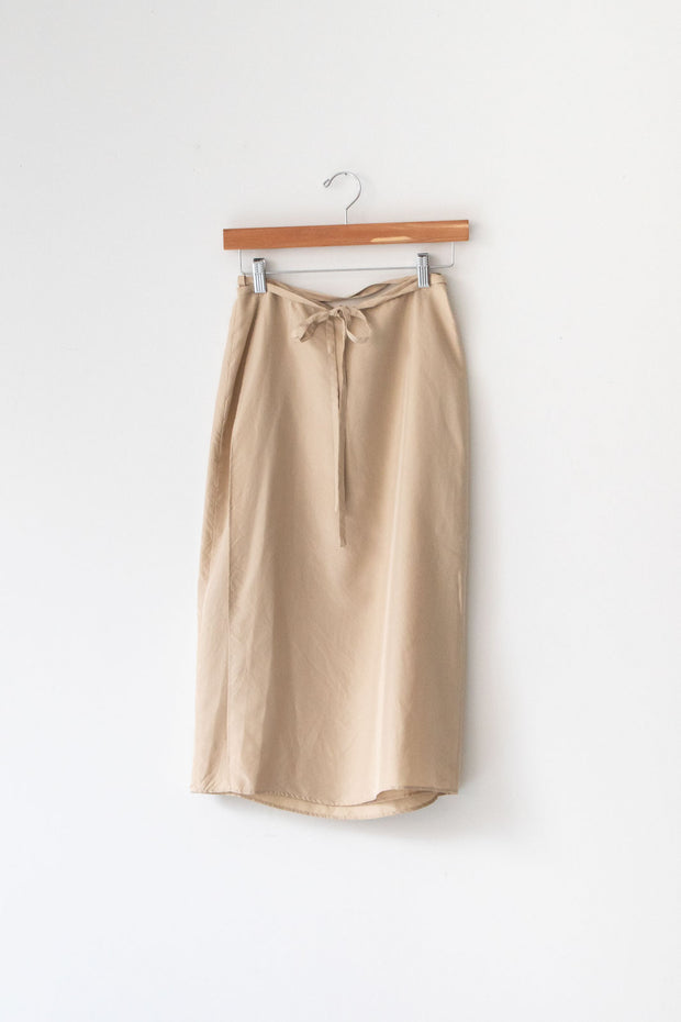 Yoli Silk wrap skirt