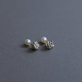 accessories mau カレンシルバーピアス パールキャッチ