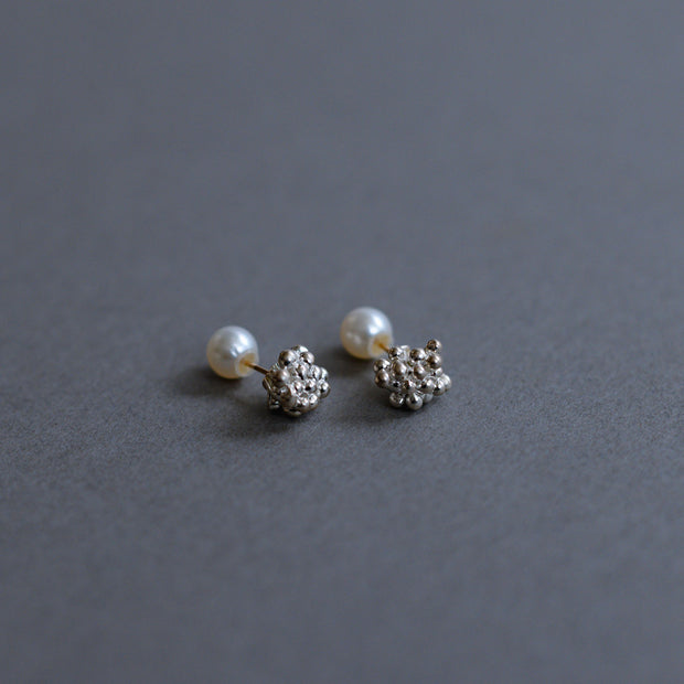 accessories mau カレンシルバーピアス パールキャッチ