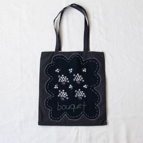 pot and tea ブーケ刺繍バッグ［期間限定販売］