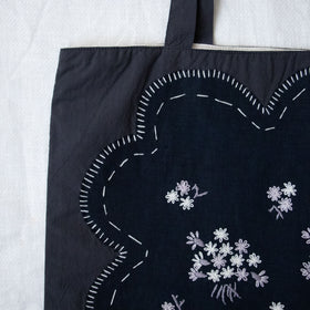pot and tea ブーケ刺繍バッグ［期間限定販売］