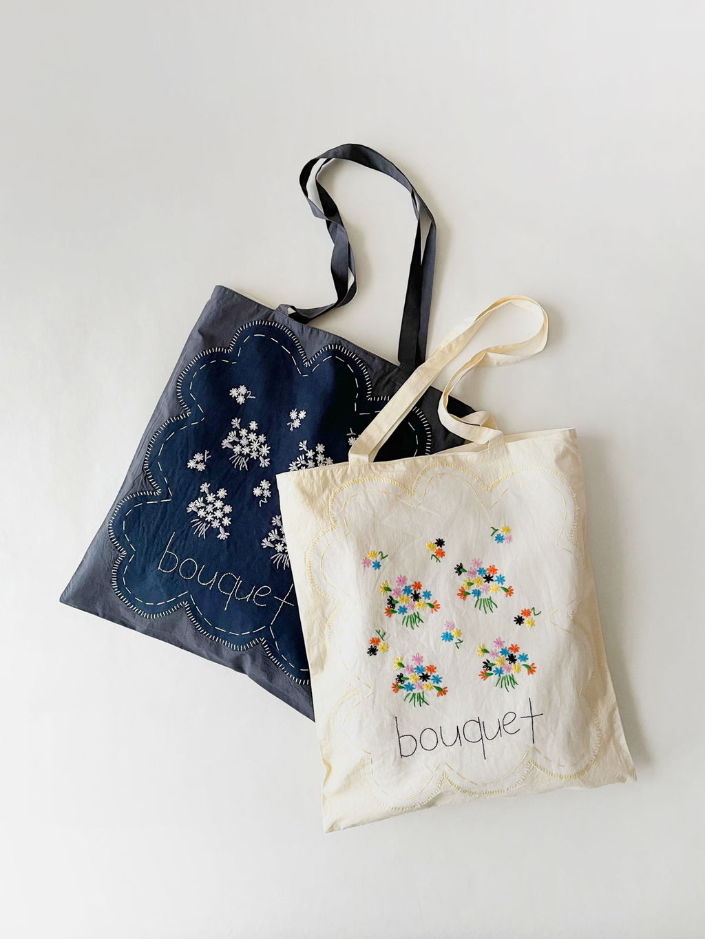 pot and tea ブーケ刺繍バッグ［期間限定販売］