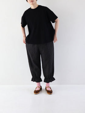 pot and tea フレア半袖 Tシャツ［期間限定販売］
