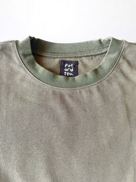 pot and tea フレア半袖 Tシャツ［期間限定販売］