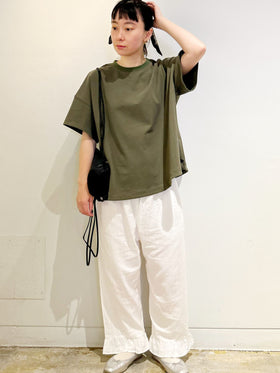 pot and tea フレア半袖 Tシャツ［期間限定販売］