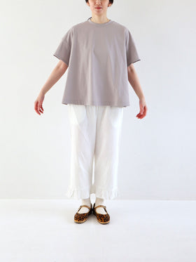 pot and tea フレア半袖 Tシャツ［期間限定販売］