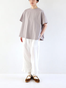 pot and tea フレア半袖 Tシャツ［期間限定販売］