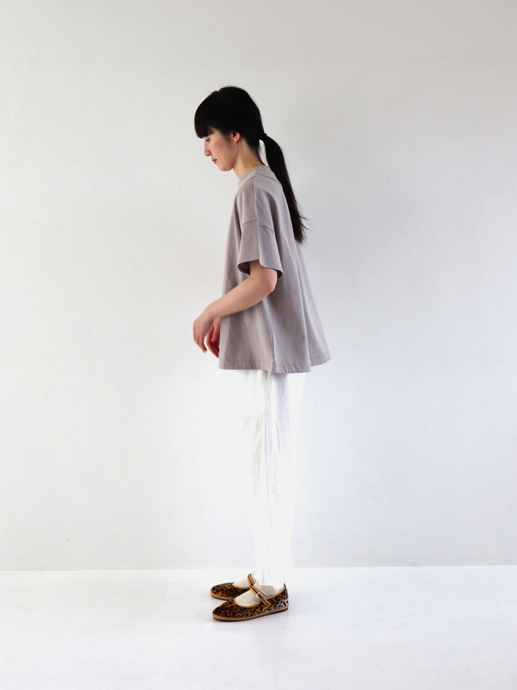pot and tea フレア半袖 Tシャツ［期間限定販売］