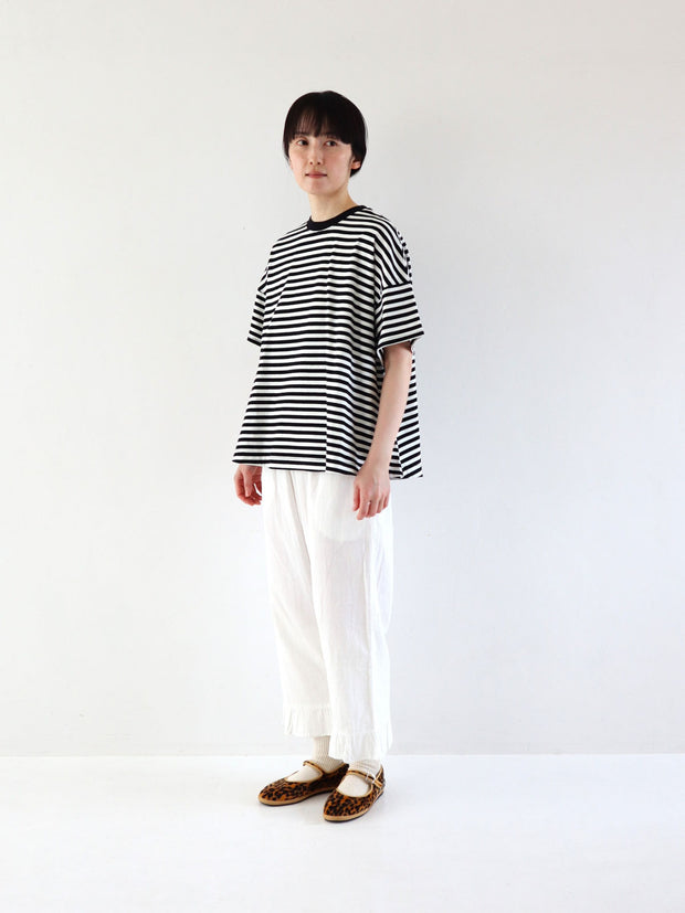 pot and tea フレア半袖 Tシャツ［期間限定販売］