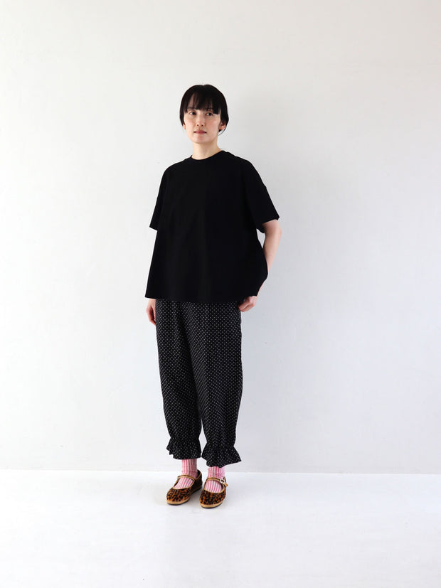 pot and tea フレア半袖 Tシャツ［期間限定販売］