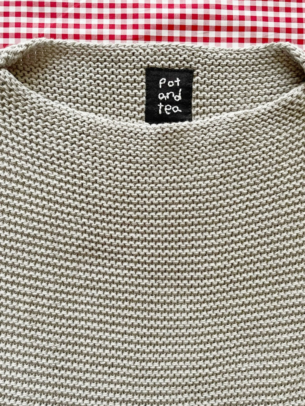 pot and tea ニットベスト［期間限定販売］