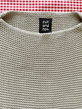 pot and tea ニットベスト［期間限定販売］