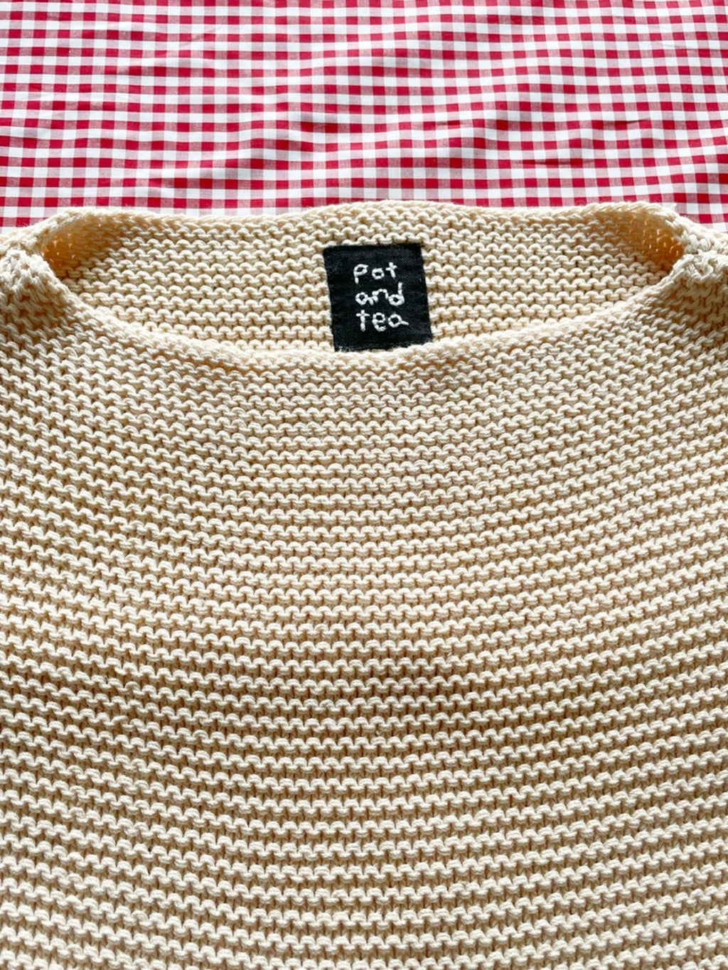 pot and tea ニットベスト［期間限定販売］
