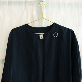 神保真珠商店 ブローチ  サークル L VINTAGE 無核 (SILVER)［期間限定販売］