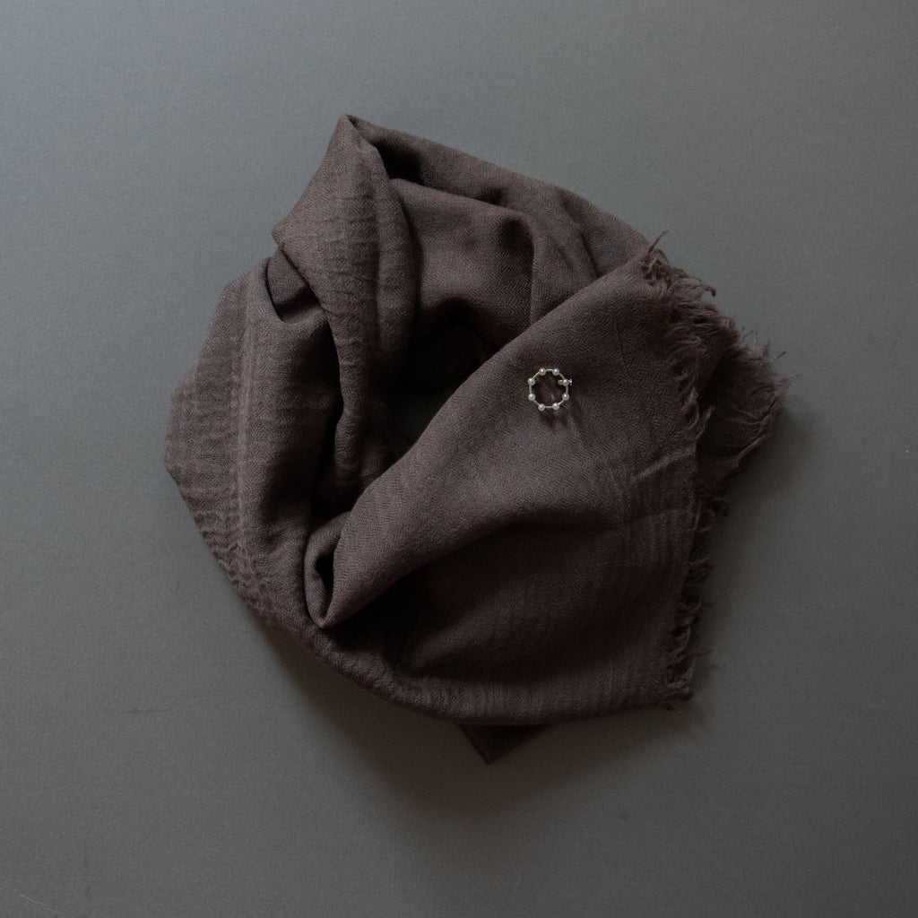 神保真珠商店 ブローチ  サークル L VINTAGE 無核 (SILVER)［期間限定販売］