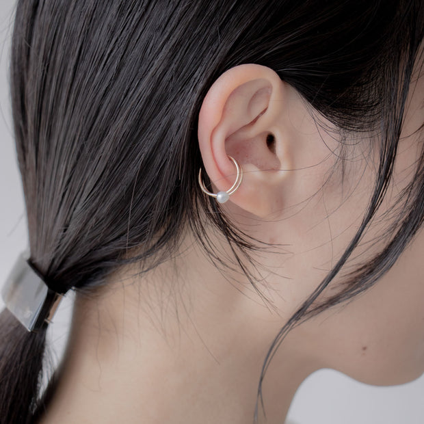 神保真珠商店 1珠イヤカフ VINTAGE 無核（K10）［期間限定販売］