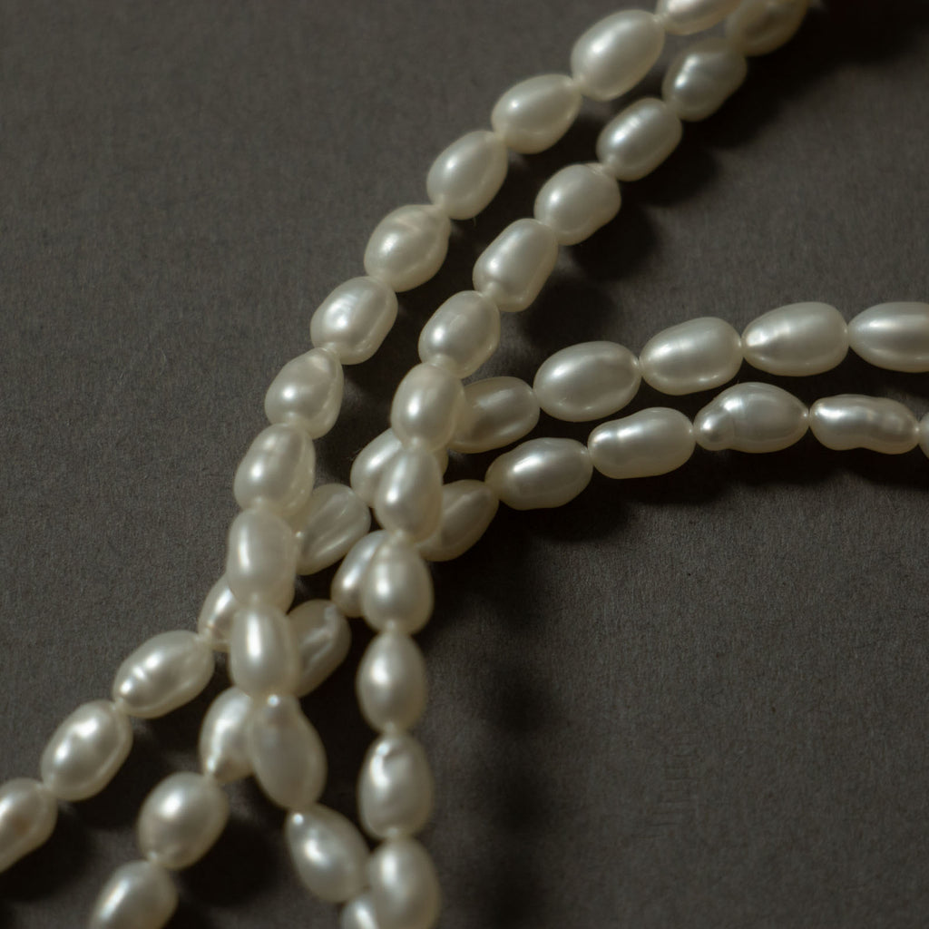 神保真珠商店 連ロングネックレス VINTAGE 無核 (SILVER)［期間限定販売］