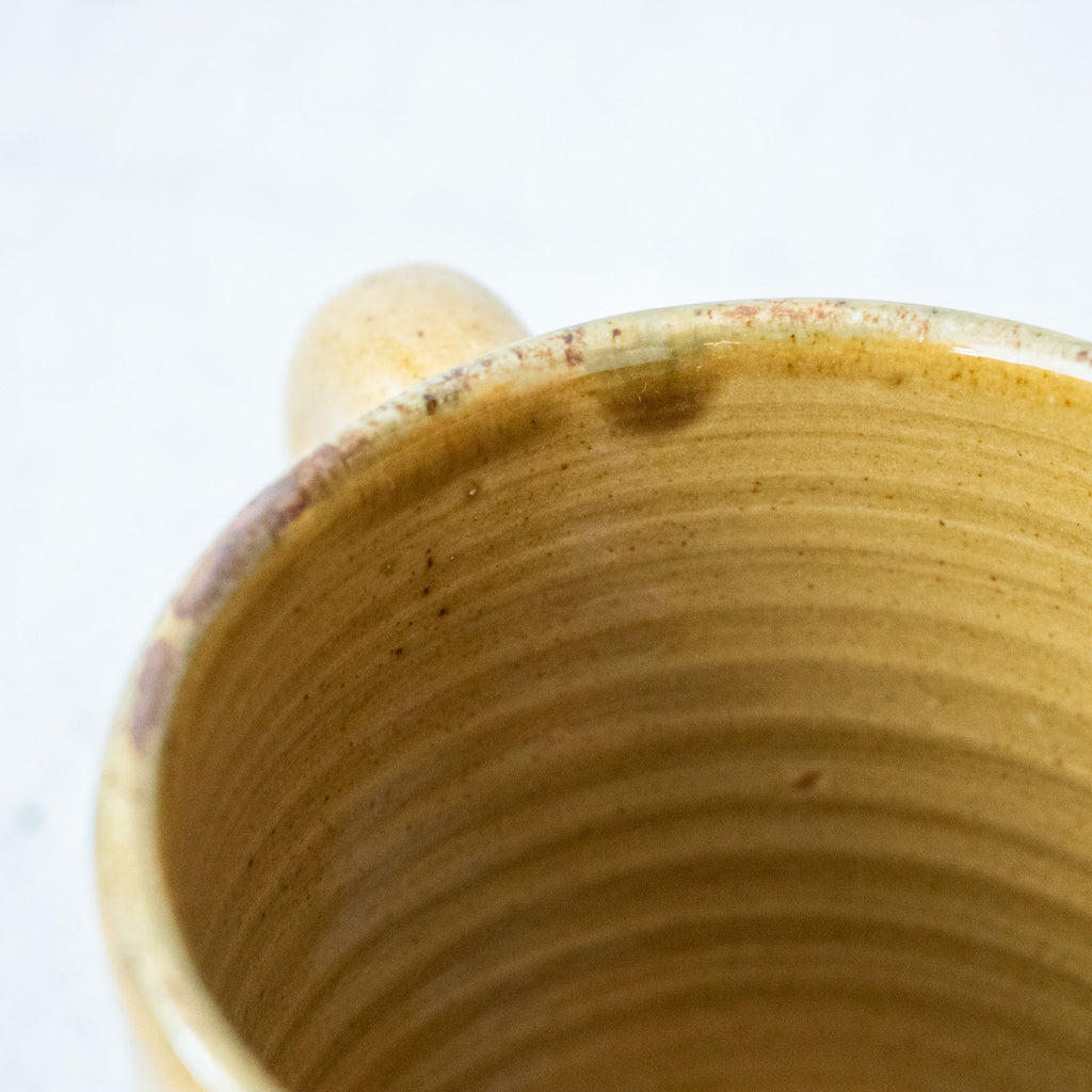 CANASA ころマグ L 黄釉青線［期間限定販売］