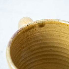 CANASA ころマグ L 黄釉青線［期間限定販売］