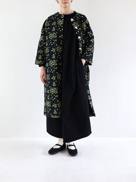pot and tea 小花JQドロップショルダーコート［期間限定販売］