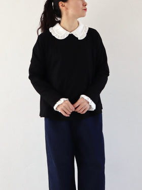 pot and tea フレア長袖カットソー［期間限定販売］