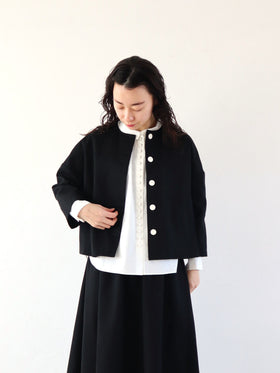 pot and tea チノクロスドロップショルダージャケット［期間限定販売］