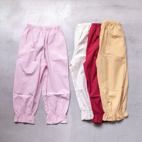 pot and tea すそゴムパンツ［期間限定販売］