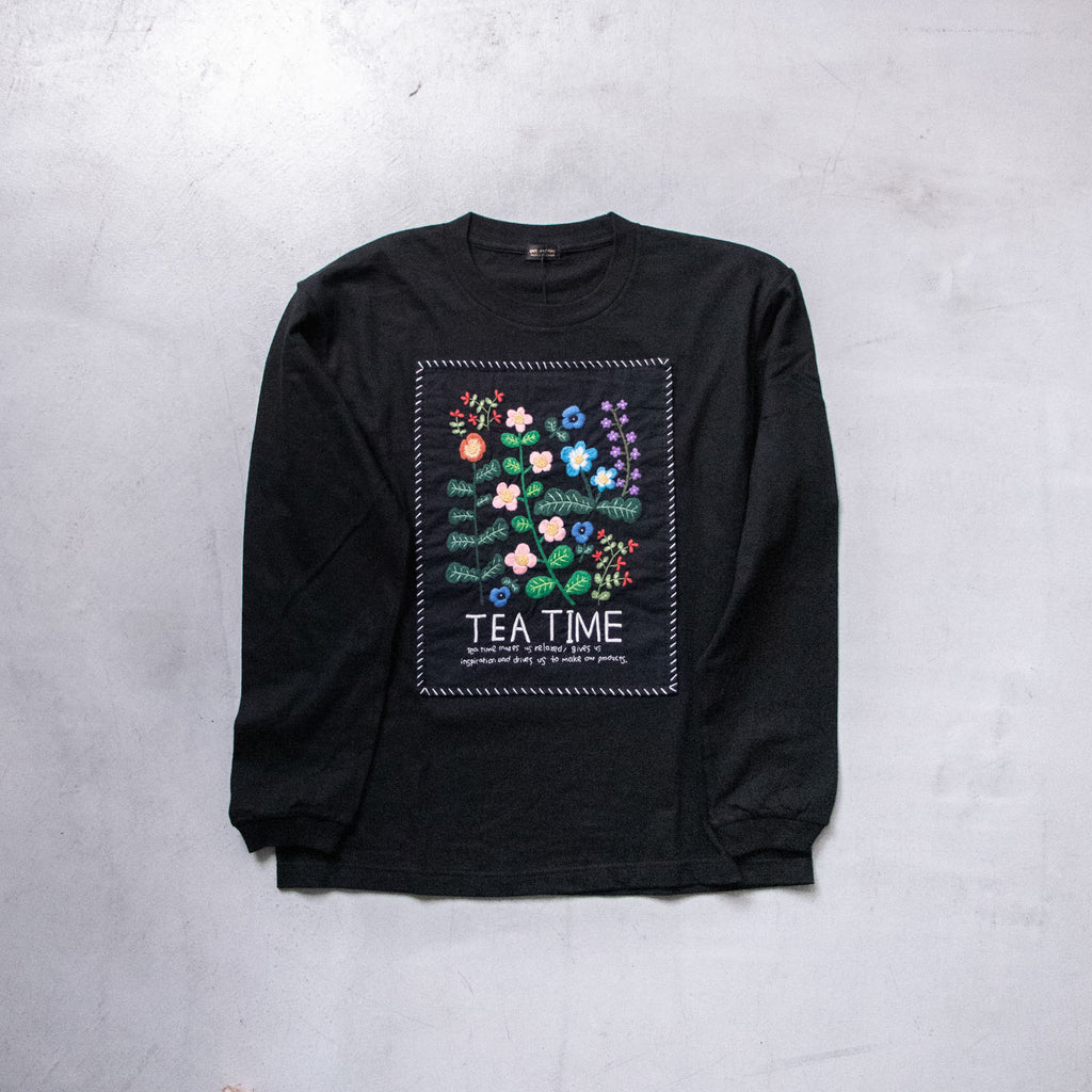 pot and tea ボタニカルロングTシャツ［期間限定販売］
