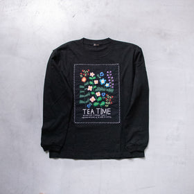pot and tea ボタニカルロングTシャツ［期間限定販売］