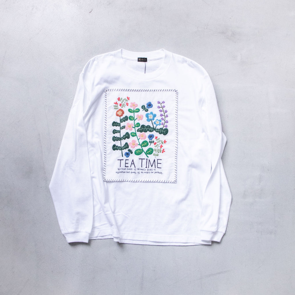pot and tea ボタニカルロングTシャツ［期間限定販売］